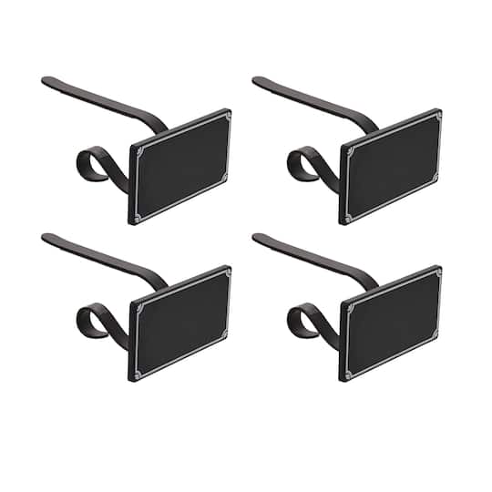 Original MantleClip® With Black Chalkboard Icons, 4ct.